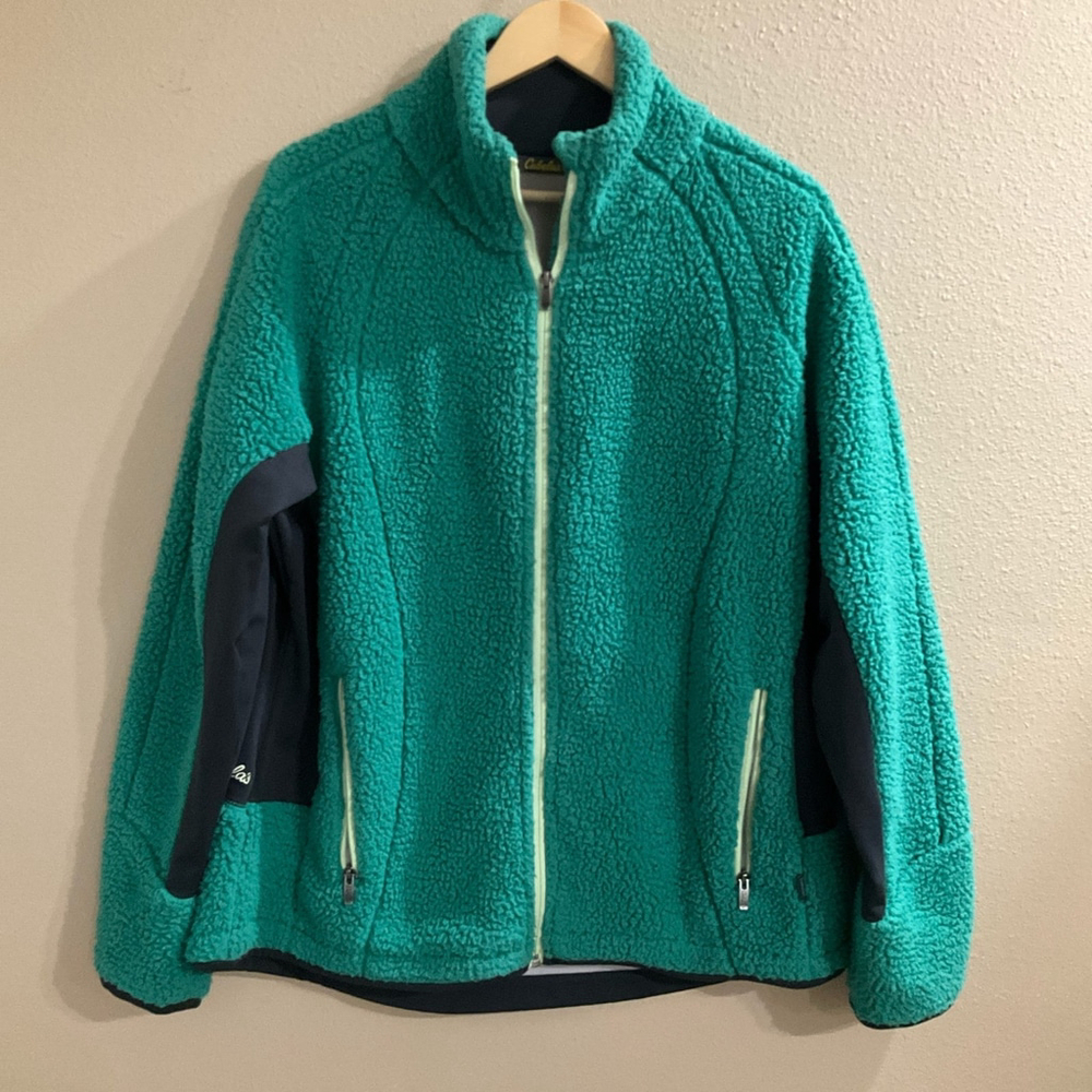 Cabela's women's XL Sarasota Plush full-zip jacket Gorpcore